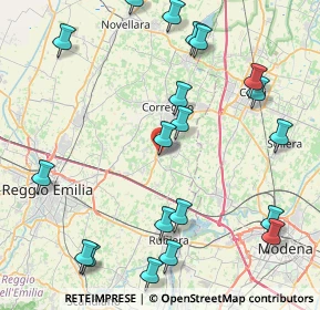 Mappa Via Vedegara, 42018 San Martino In Rio RE, Italia (10.4035)