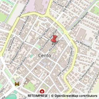 Mappa Corso del Guercino, 64/A, 44042 Cento, Ferrara (Emilia Romagna)