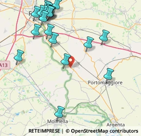 Mappa Via della Bonetta, 44011 Argenta FE, Italia (10.4095)