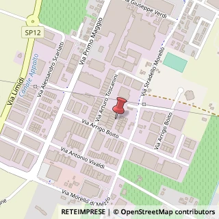 Mappa Via Arrigo Boito, 133, 41019 Soliera, Modena (Emilia Romagna)
