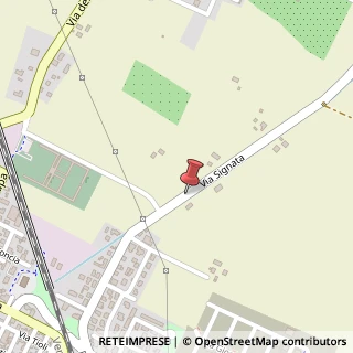 Mappa Via Signata, 1134, 40014 Crevalcore BO, Italia, 40014 Crevalcore, Bologna (Emilia Romagna)
