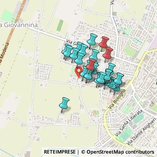 Mappa Via Comi Antonio, 44042 Cento FE, Italia (0.31429)