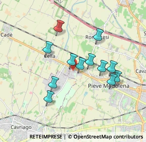 Mappa Via De Chirico, 42124 Reggio nell'Emilia RE, Italia (1.5775)