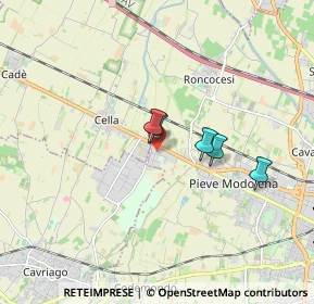 Mappa Via De Chirico, 42124 Reggio nell'Emilia RE, Italia (2.99727)