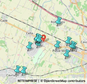 Mappa Via De Chirico, 42124 Reggio nell'Emilia RE, Italia (1.845)