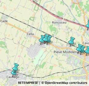 Mappa Via De Chirico, 42124 Reggio nell'Emilia RE, Italia (2.72182)