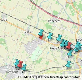 Mappa Via De Chirico, 42124 Reggio nell'Emilia RE, Italia (2.727)