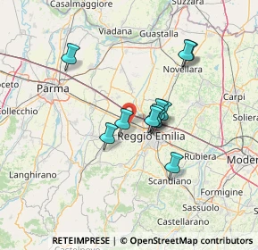 Mappa Via De Chirico, 42124 Reggio nell'Emilia RE, Italia (10.63182)