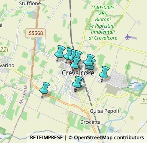 Mappa Viale Giovanni Amendola, 40014 Crevalcore BO, Italia (0.89273)