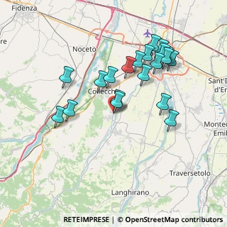 Mappa Via Lega D. Carrettieri, 43038 Sala Baganza PR, Italia (7.29)
