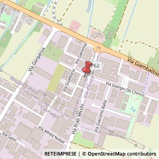 Mappa Via Guadiana, 2, 42124 Reggio nell'Emilia, Reggio nell'Emilia (Emilia Romagna)