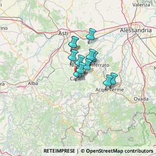 Mappa Via Amilcare Soria, 14053 Canelli AT, Italia (8.25833)