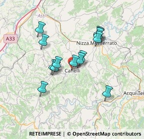 Mappa Via Fratelli Cairoli, 14053 Canelli AT, Italia (6.01357)