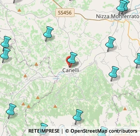 Mappa Via Villanova, 14053 Canelli AT, Italia (7.06588)