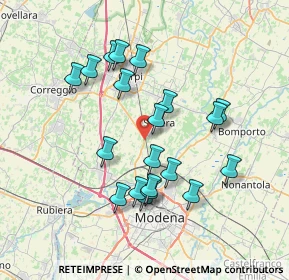 Mappa Shoppig Center Le Gallerie Via Modena Capri, 41019 Soliera MO, Italia (6.918)