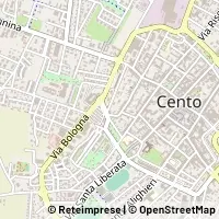 Hartă Cento