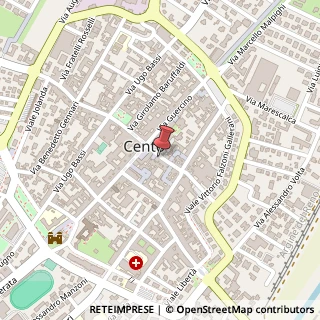 Mappa Via Marcello Provenzali, 10, 44042 Cento, Ferrara (Emilia Romagna)