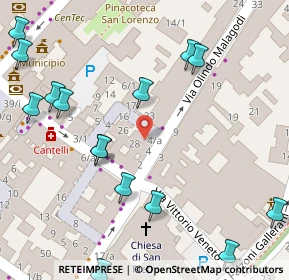 Mappa Via Ghetto, 44042 Cento FE, Italia (0.1025)