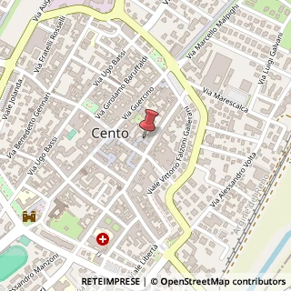 Mappa Via Ghetto, 27, 44042 Cento, Ferrara (Emilia Romagna)