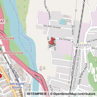 Mappa Via Scrivia, 37, 15060 Stazzano, Alessandria (Piemonte)