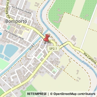 Mappa Via per Modena, 20/A, 41030 Bomporto, Modena (Emilia Romagna)