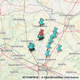 Mappa Via Guglielmo Marconi, 44042 Cento FE, Italia (9.3675)