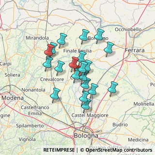 Mappa Via Guglielmo Marconi, 44042 Cento FE, Italia (10.968)