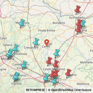 Mappa Via Guglielmo Marconi, 44042 Cento FE, Italia (25.3495)