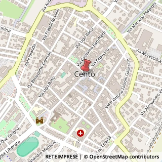 Mappa Corso del guercino 76, 44042 Cento, Ferrara (Emilia Romagna)