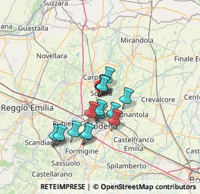 Mappa Via Arrigo Boito, 41019 Soliera MO, Italia (10.67875)