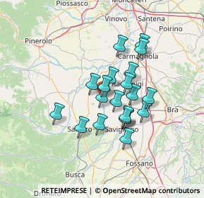 Mappa Via Ruffia, 12030 Villanova Solaro CN, Italia (10.464)
