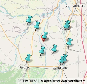 Mappa Via Ruffia, 12030 Villanova Solaro CN, Italia (7.45545)