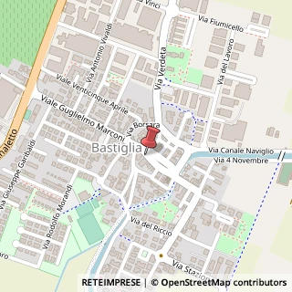 Mappa Piazza Repubblica, 60, 41030 Bastiglia, Modena (Emilia Romagna)