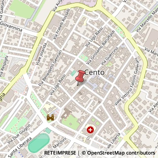Mappa Via Guercino, 24, 44042 Cento FE, Italia, 44042 Cento, Ferrara (Emilia Romagna)