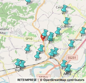 Mappa Strada Regionale, 12050 Alba CN, Italia (2.3405)