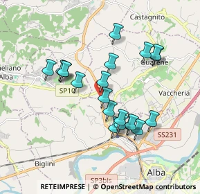 Mappa Strada Regionale, 12050 Alba CN, Italia (1.647)