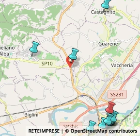 Mappa Strada Regionale, 12050 Alba CN, Italia (3.45833)