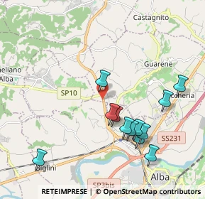 Mappa Strada Regionale, 12050 Alba CN, Italia (2.05167)