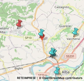 Mappa Strada Regionale, 12050 Alba CN, Italia (3.07917)