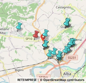 Mappa Strada Regionale, 12050 Alba CN, Italia (1.9)