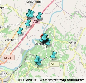 Mappa Via Torino, 12050 Barbaresco CN, Italia (1.3375)