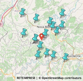 Mappa Regione San Vito, 14042 Calamandrana AT, Italia (6.71688)