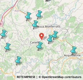 Mappa Regione San Vito, 14042 Calamandrana AT, Italia (9.89833)