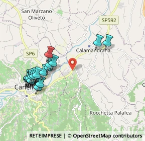 Mappa Strada Comunale S. Vito, 14042 Calamandrana AT, Italia (2.1645)