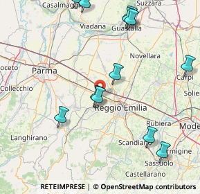 Mappa Via Vico Gian Battista, 42124 Reggio nell'Emilia RE, Italia (19.19667)