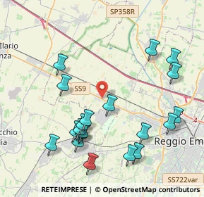 Mappa Via Vico Gian Battista, 42124 Reggio nell'Emilia RE, Italia (4.533)