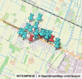 Mappa Via Vico Gian Battista, 42124 Reggio nell'Emilia RE, Italia (0.26071)