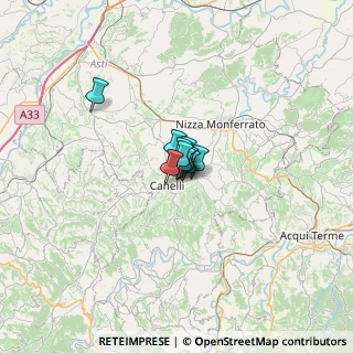 Mappa Via A. Monti, 14053 Canelli AT, Italia (1.65364)