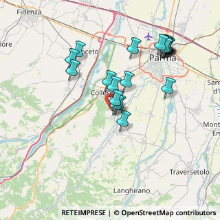 Mappa Via Monte Coppe sotto, 43044 Collecchio PR, Italia (7.561)