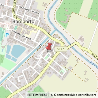 Mappa Piazzale Donatori di Sangue, 3, 41030 Bomporto, Modena (Emilia Romagna)